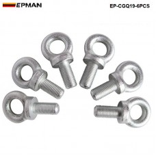 6PCl/LOT EPMAN Seat Harness Eye Bolts size:7/16 Set Of 6PCS for TAKATA,SABLET,SP ECT BRAND HARNESS RACING SEAT BELTS EP-CGQ19-6PCS